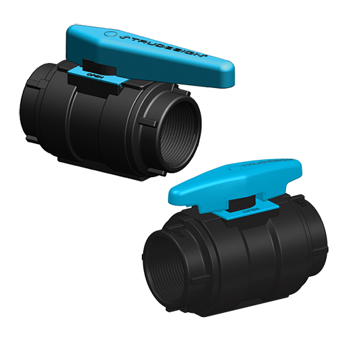 Tru Design Ball Valves, 2” BSP